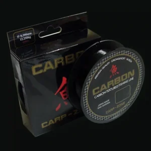 Carp Zone Carbon Nero 0,35mm 0,40mm 600mt monofilamento fibras de carbono Black Yellow Purple