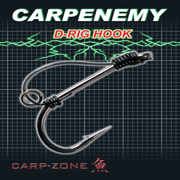 Carp Zone D-Rig Hook número 4 5uni para carpfishing