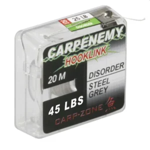 Carp Zone Disorder Steel Pitch Olive Grey Black Green 25lb 35lb 45lb 50lb 55lb 20mt