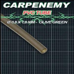 Carp Zone pvc tube 1mt Olive Green