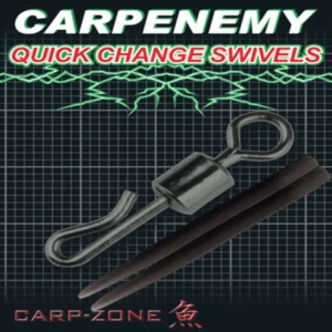 Carp Zone Quick Change Swivel nº8 10uni+10 Anti-Tangle fundas helicoptero