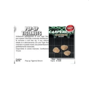 Carp Zone Pop-up Tiger Nut 10uni imitacion chufa flotante marron