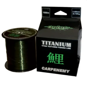 Carp Zone Titanium 0,35mm 0,40mm 0,50mm 1000mt monofilamento particulas de titanio verde