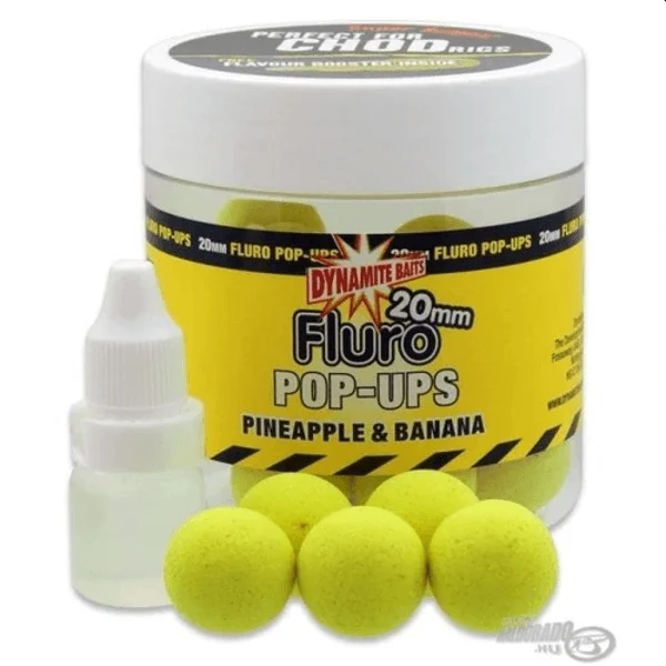 DYNAMITE BAITS FLURO POP-UP PINEAPPLE & BANANA 15MM