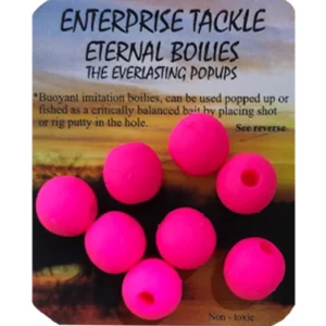 Enterprise Tackle Eternal Boilies Rosa Fluoro 12mm - Boilie artificial fluorescente - Chachocarp Mérida Extremadura