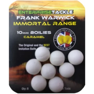 Enterprise Tackle Inmortal Range Boilie Blanco Sabor Caramelo 10mm - Chachocarp Mérida Extremadura