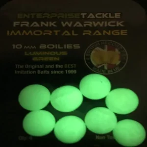 Enterprise Tackle Inmortal Range Boilies Luminus Green 10mm - boilies luminiscentes nocturnos para carpas en Mérida Extremadura