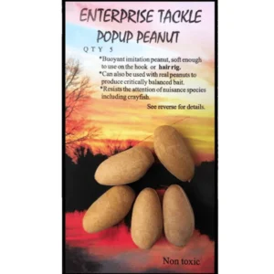 Enterprise Tackle Pop-up Peanuts – cacahuetes artificiales flotantes para pesca de carpas en Mérida Extremadura – Chachocarp distribuidor oficial