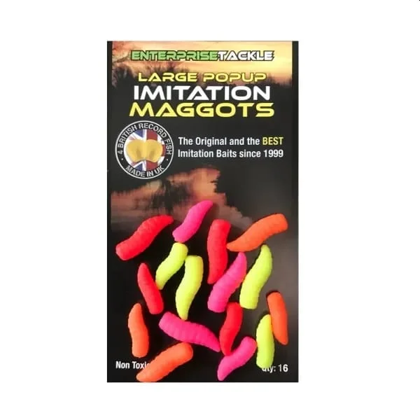 Enterprise Tackle Popup Maggots - larvas artificiales flotantes para carpas en Mérida Extremadura