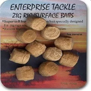 Enterprise Tackle Zig Rig Surface Bait 10uni Marrón – cebo flotante marrón para zig rig en embalses de Mérida Extremadura – Chachocarp distribuidor oficial