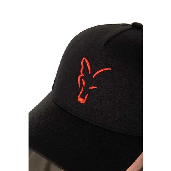 Fox Collection Baseball Cap Black-Orange