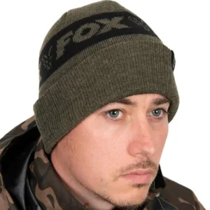 Fox Collection Beanie Green Black gorro carpfishing