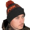 Fox Collection Bobbles Hat Black Orange Gorro Carpfishing