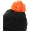 Fox Collection Bobble Hat Black-Orange 3 Fox Collection Bobble Hat Black-Orange
