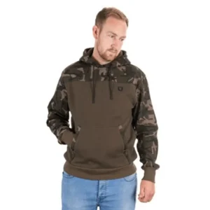 Fox Hoody Khaki Camo sudadera capucha camuflaje bolsillo canguro