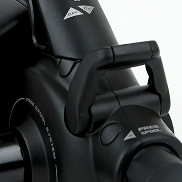 Fox EOS 12000 FS Reel freespool instalacion parte trasera
