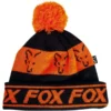 Fox Fleece Lined Bobble Black / Orange