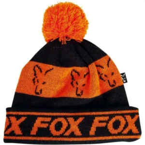 FOX FLEECE LINED BOBBLE BLACK / ORANGE