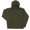 Sudadera Fox Green Silver Hoodie 1 Sudadera Fox Green Silver Hoodie Capucha Cremallera Logotipo Plata