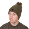 Fox Khaki Knitted Bobble 1