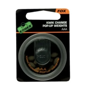 Fox Edges Kwik Change Pop-up Pesos AAA tubo de goma ajuste flotacion