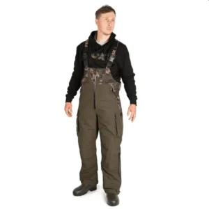 Fox Aquos Tri Layer Salopettes Khaki Camo carpfishing