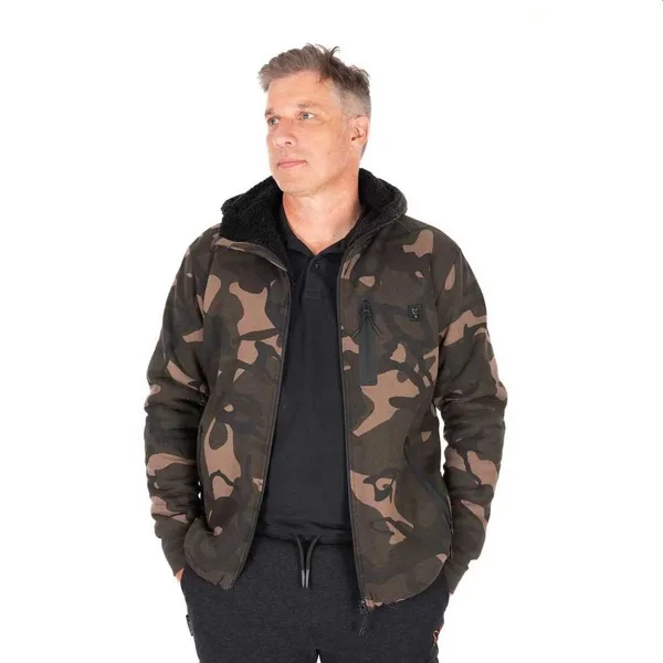 Fox Sherpa Lined 310 Zipped Hoody Camo