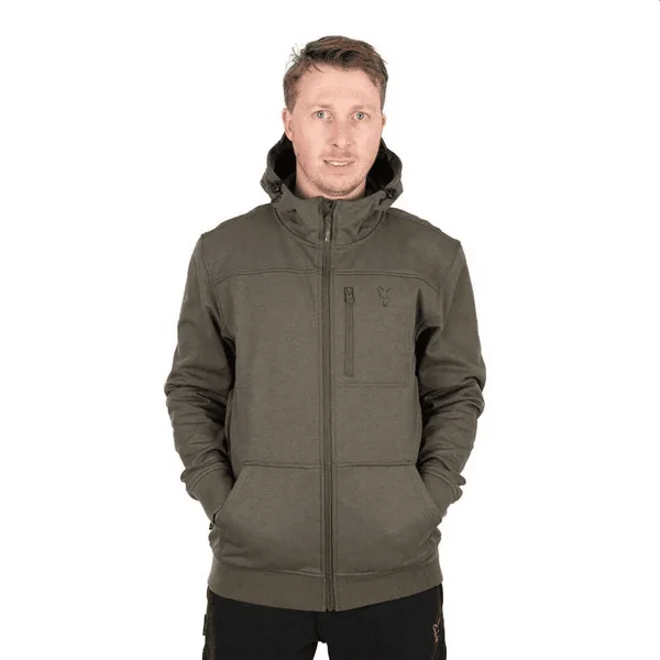 FOX SOFT SHELL JACKET GREEN BLACK 4