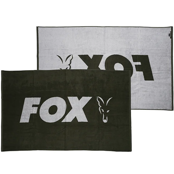 Fox Beach Towel Green Silver toalla carpfishing