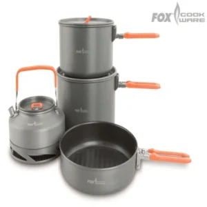 Fox Juego De Utensilios De Cocina Grande 4 piezas hervidor sarten cacerolas