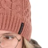 Fox Ladies Knitted Bobble Pink 4 Fox Womens Knitted Bobble 3