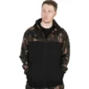 Fox Lw Zipped Hoody Black/Camo Sudadera Cremallera Carpfishing