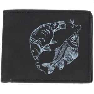 Giants Fishing Cartera Negra Dos Carpas