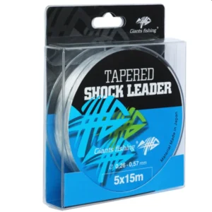Giants Fishing Tapered Shock Leader 0.26-0.57mm 5x15m