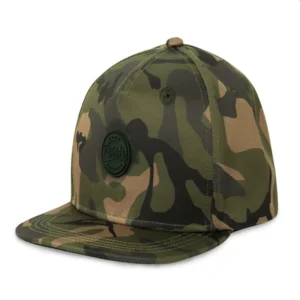 Fox Chunk Camo Edition Snapback estampado camuflaje insignia goma