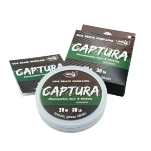 Katran Fishing Line Duo braided hook links CAPTURA 30lb 20m