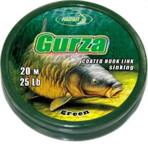 Katran Fishing Line Coated braided hook links GURZA 25lb 20m