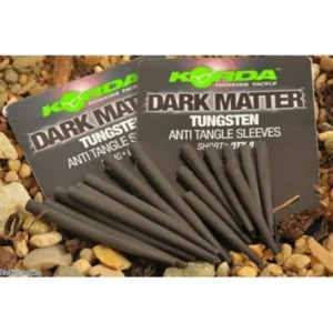 Korda Anti-Tangle Sleeves Tungsten Dark Matter Short funda antienredo conica de tungsteno