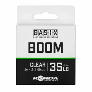 Korda Basix Boom 35lb 0,65mm fluorocarbono rigido para booms