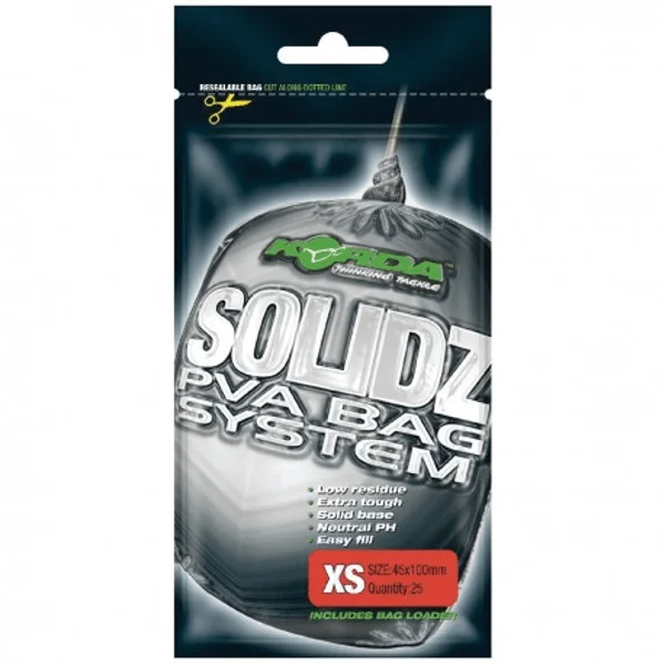 Korda Bolsas PVA Solidz pelicula de pH neutro para cebado