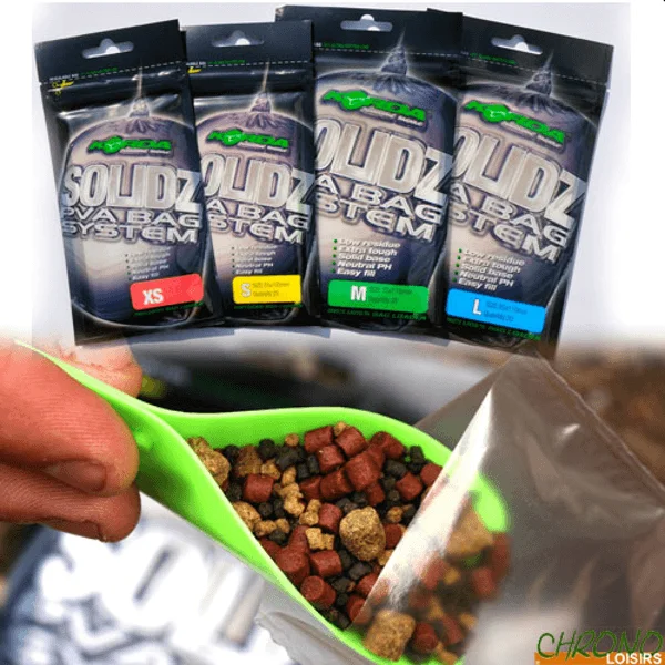 Korda Bolsas PVA Solidz con cargador gratuito talla L