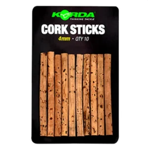 Korda Cork Sticks 4mm palos de corcho para cebos finos