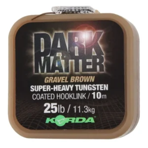 Korda Dark Matter Super-Heavy Coated Hooklink 25lb bajo recubierto