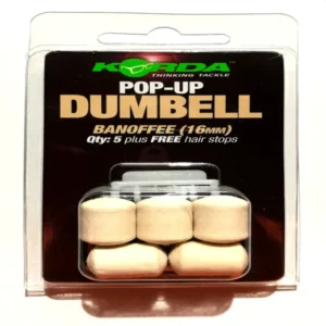 Korda Pop-up Dumbell Banoffee cebo de imitacion flotante