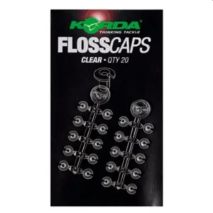 Korda FlossCaps transparentes para usar con Bait Floss