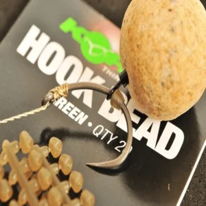 Korda Hook Bead Green perlas de goma para blowback rig