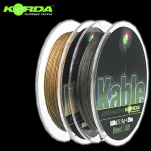 Korda Kable Leadcore carrete de 25 m que se funde con el fondo