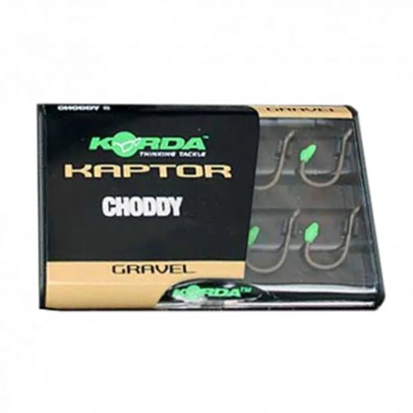 Korda Anzuelo Kaptor Choddy número 4 Gravel Micro para carpfishing