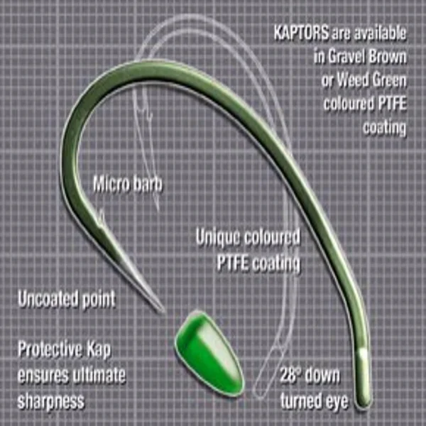 Korda Kurv Shank punta afilada para cebos de fondo y wafters