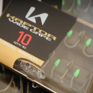 Korda Kaptor Wide Gape número 10 Gravel para carpfishing